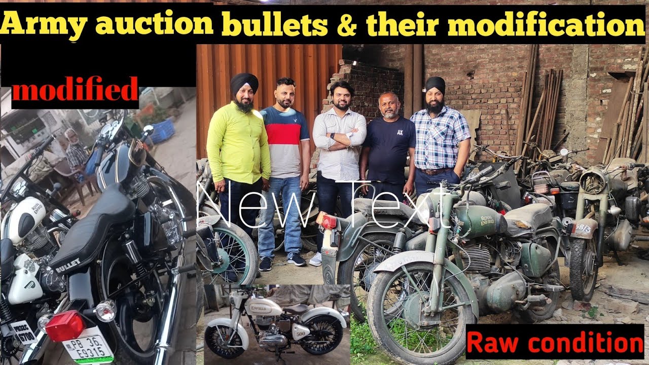 Army auction bullets for sale in Pathankot and their modifications//modified auction bullets