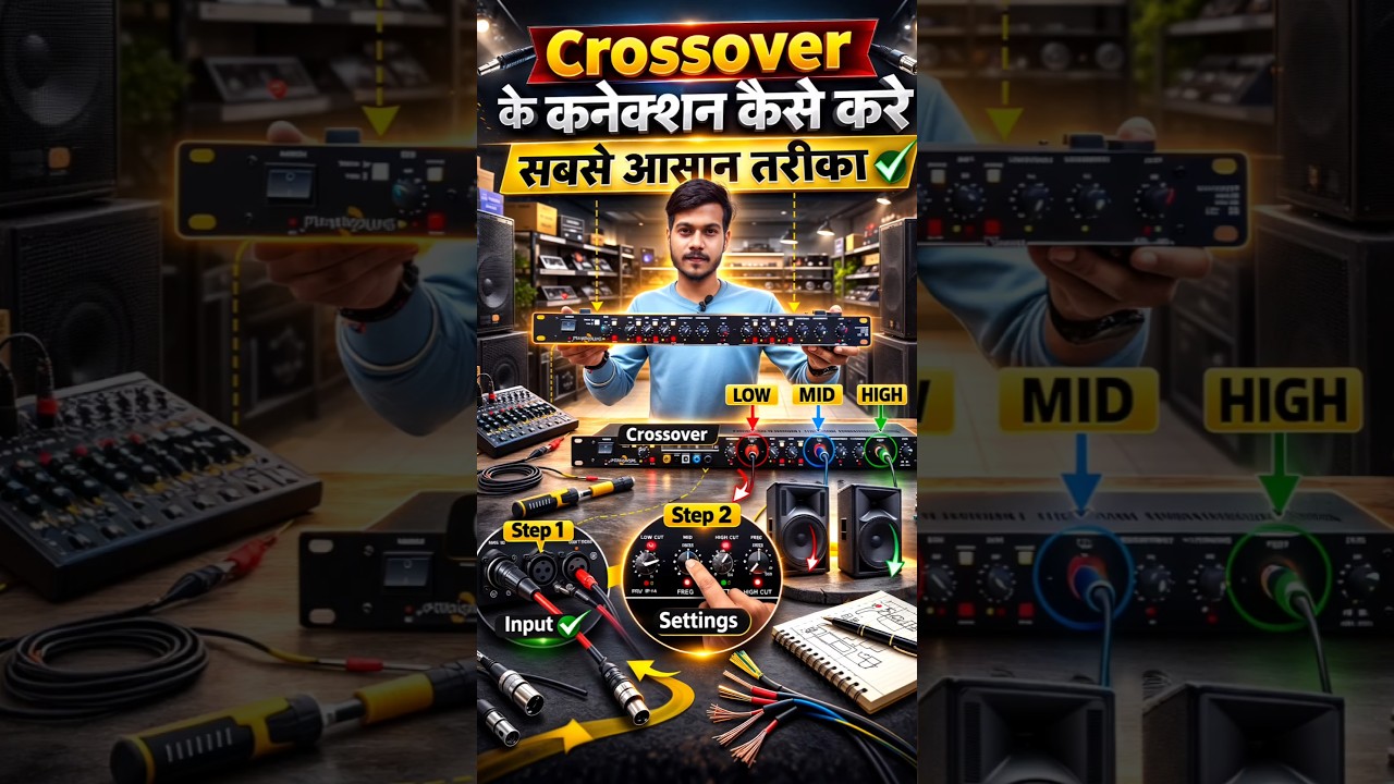 Crossover के कनेक्शन कैसे करे || Crossover kaise chalaye || #DJ #crossover