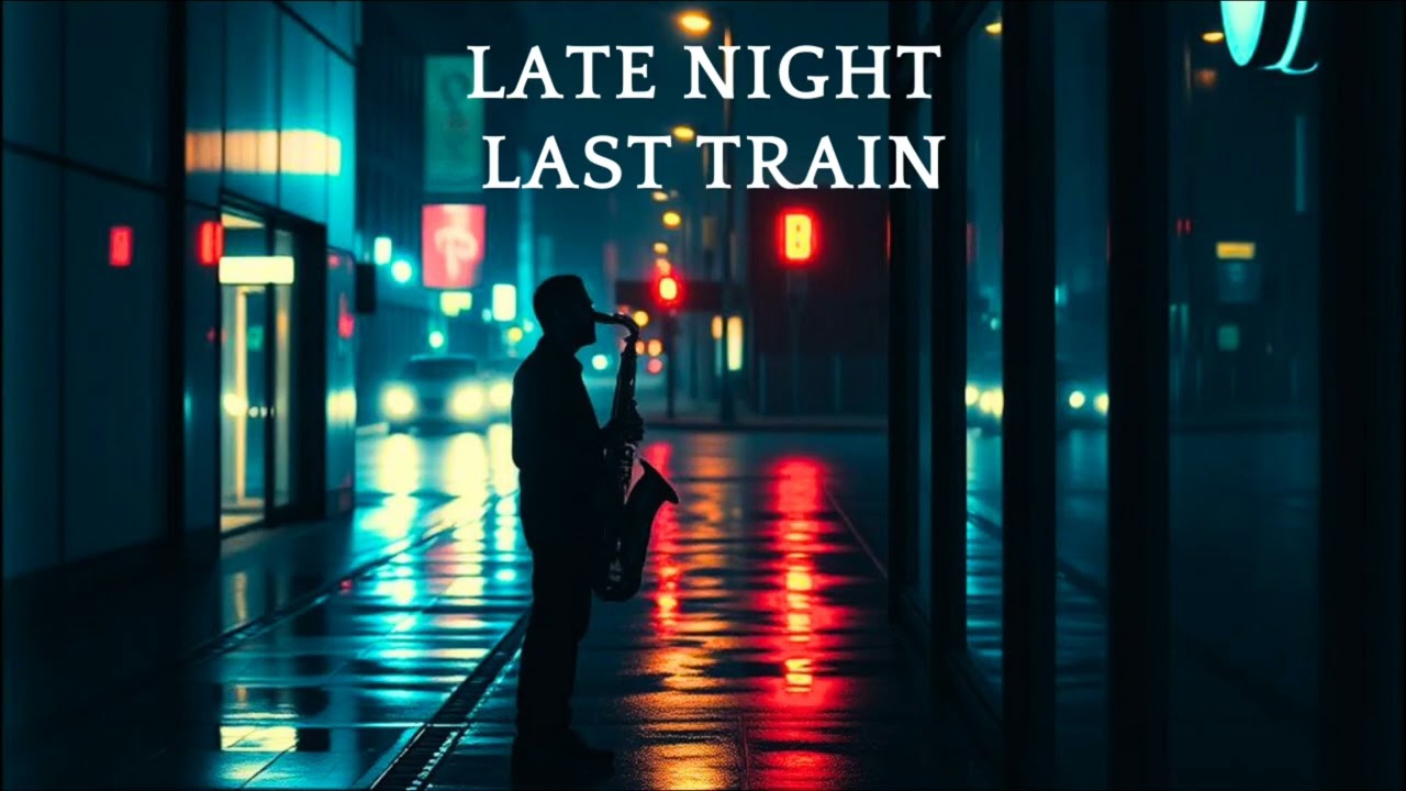 Late Night Last Train | Smooth Jazz for Relaxing, Midnight Travel & Night Vibes