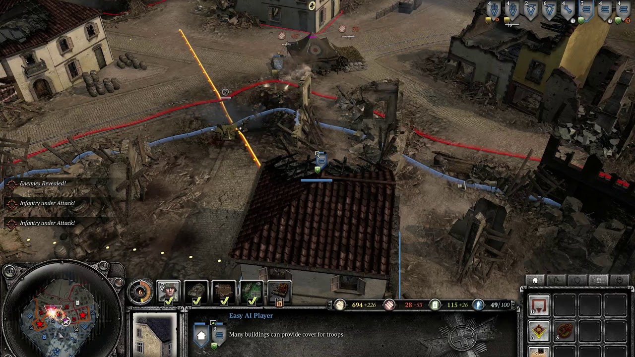 Company of Heroes 2 1v2 hard CPU player