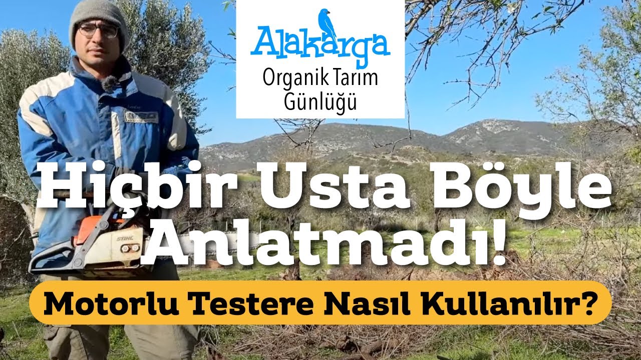Motorlu Testere/ Motorlu Hızar/ Motorlu Testere Nasıl Kullanılır? [2025]