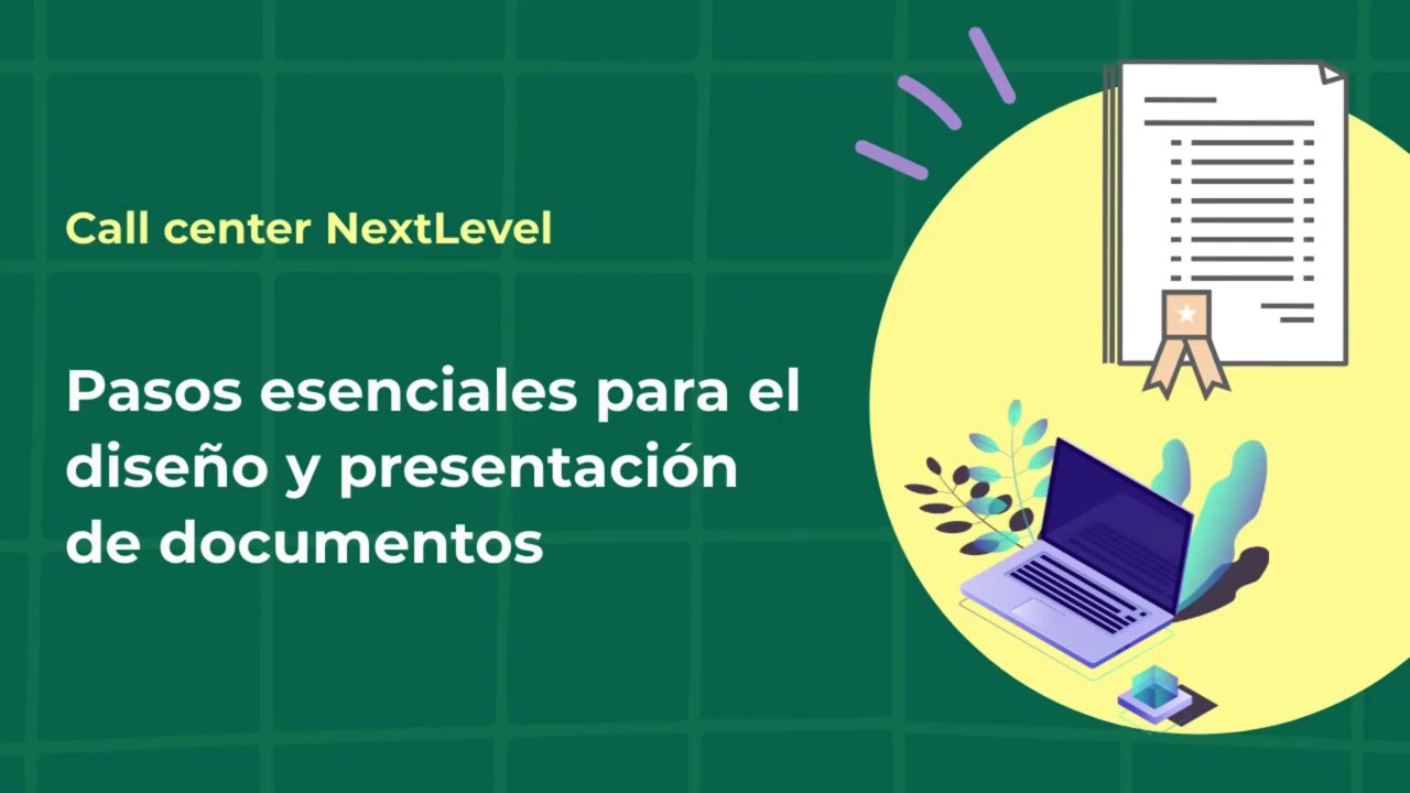 Pasos esenciales para el dise&ntilde;o y presentaci&oacute;n de documentos