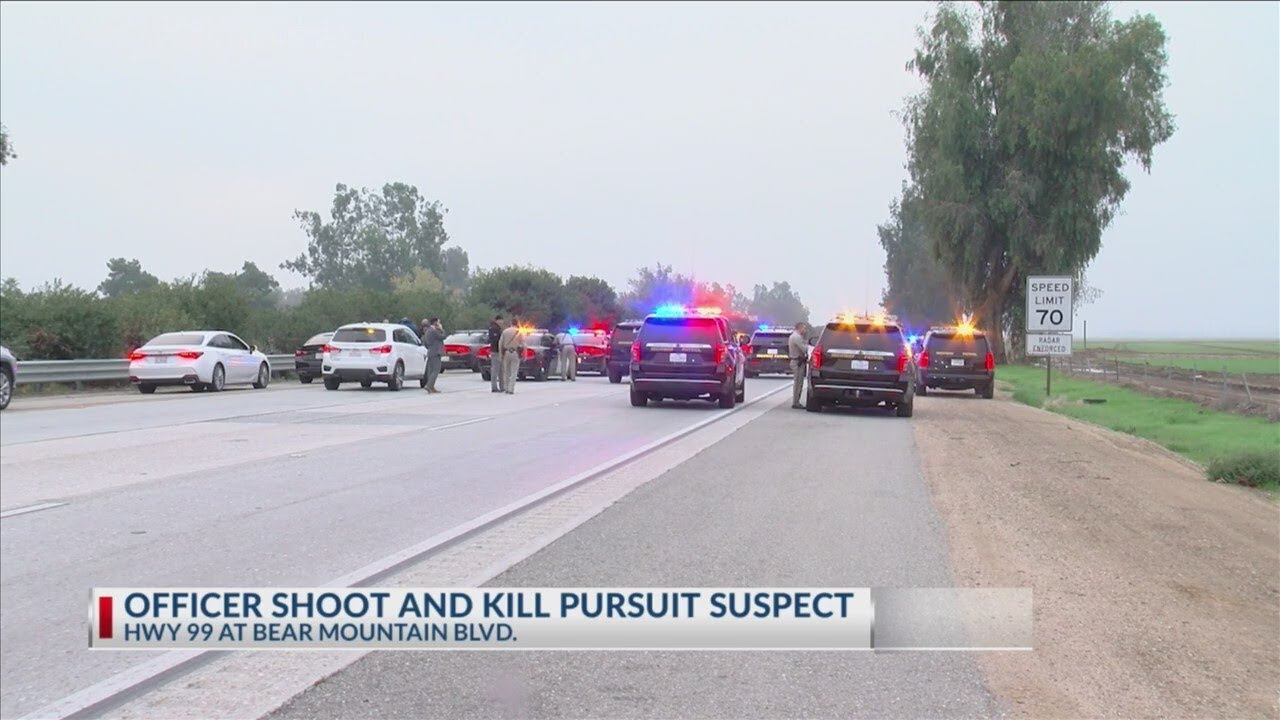 Southbound Hwy 99 open after officers shoot at suspect following high-speed chase Monday