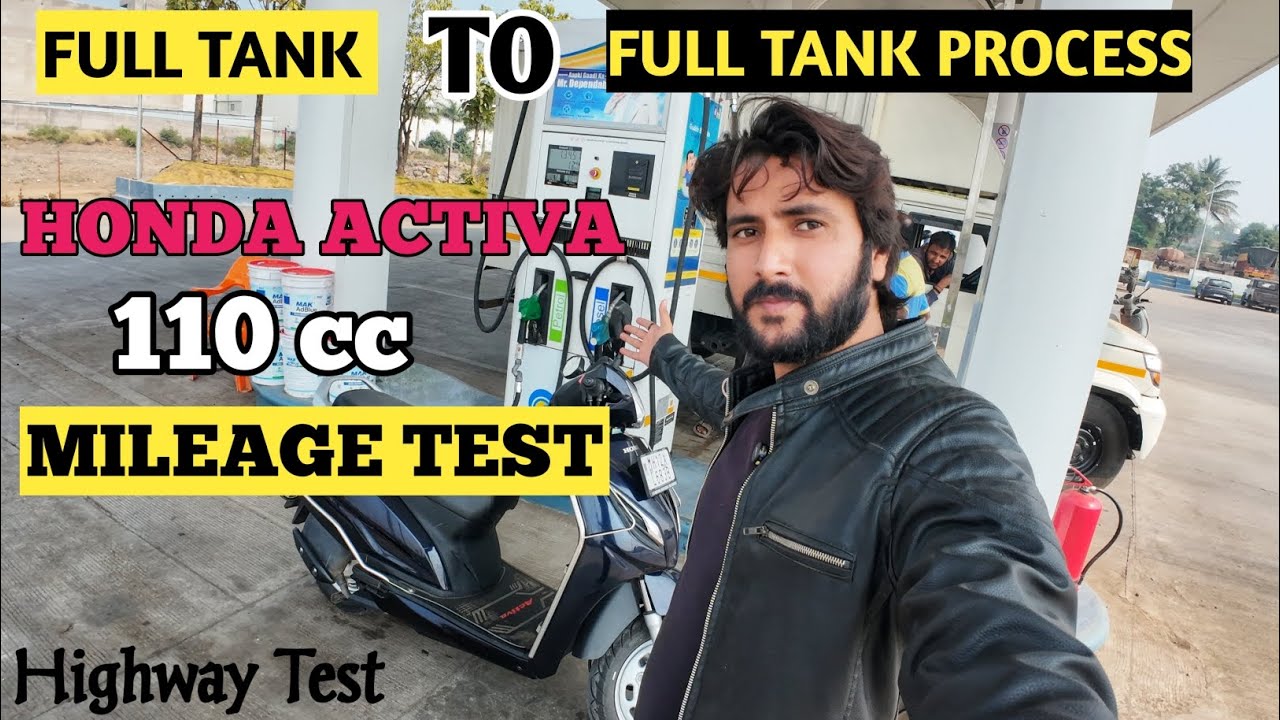 Honda Activa 110cc Mileage Test🔥| Highway  Real Mileage Test |