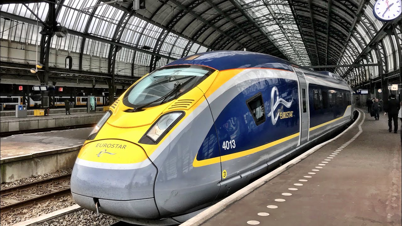 Eurostar London to Amsterdam - the VERY FIRST train! 4th April 2018