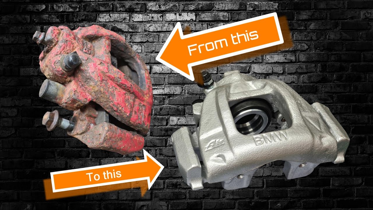 How to rebuild the front brake Calipers MINI COOPER R50 R52 R53 R56 R55