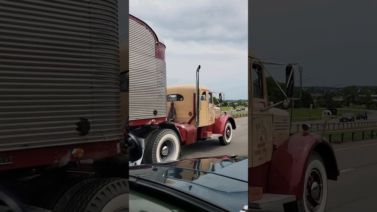 1950 Mack LFT with Freuhauf trailer #shorts #trucking #macktrucks