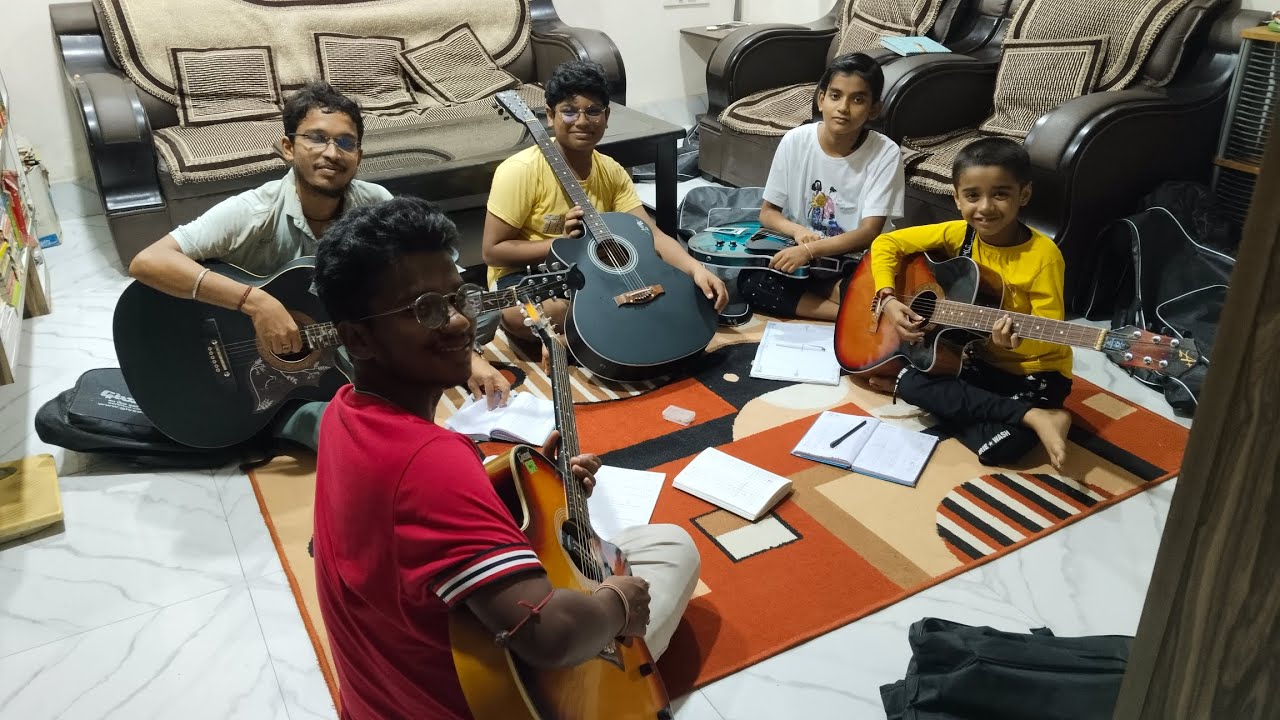 কফি হাউস এর আড্ডা গিটারের সুরে ভাইরাল ভিডিও Guitar school performance 🎸🎹🎸গিটার