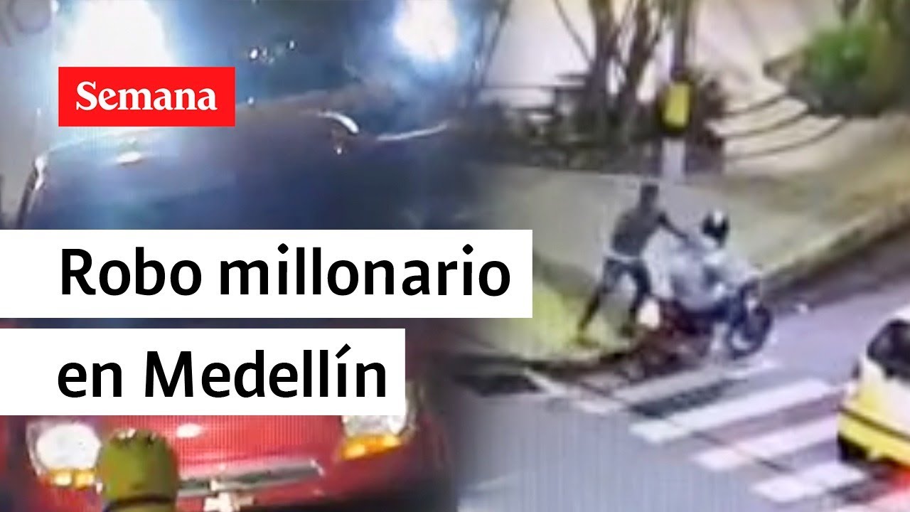 Autoridades realizaron persecución que impidió robo millonario en Medellín | Semana noticias