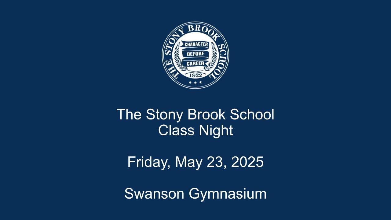 Class Night - May 23, 2025