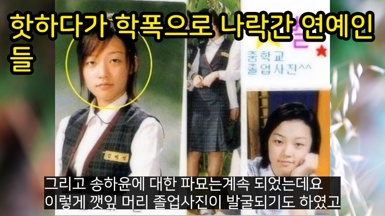 완전핫했었다가 학폭으로 이미지 나락간 연예인들