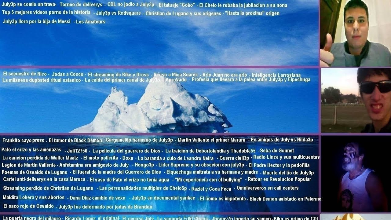 El iceberg completo del omniverso 3p