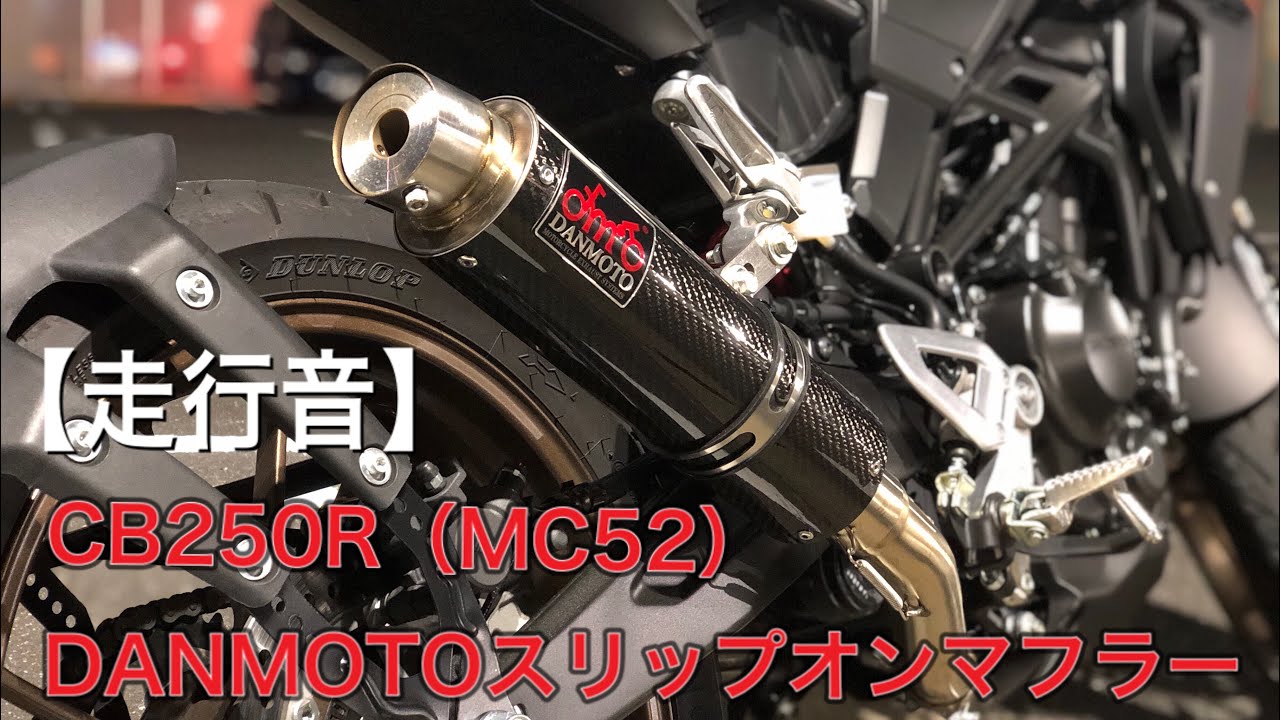【CB250R】DANMOTOスリップオンマフラー【作業用】【睡眠用】