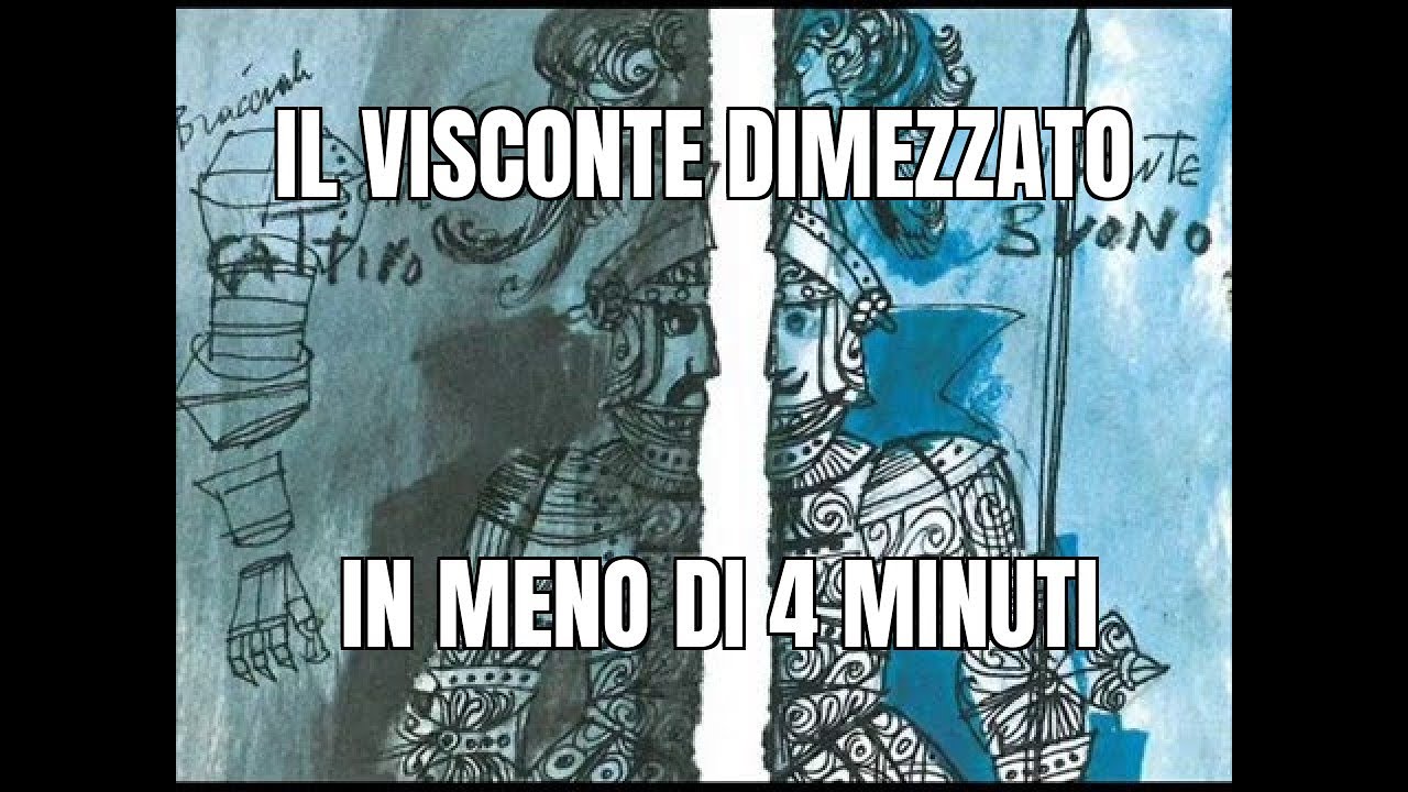Il visconte dimezzato di Italo Calvino in meno di quattro minuti