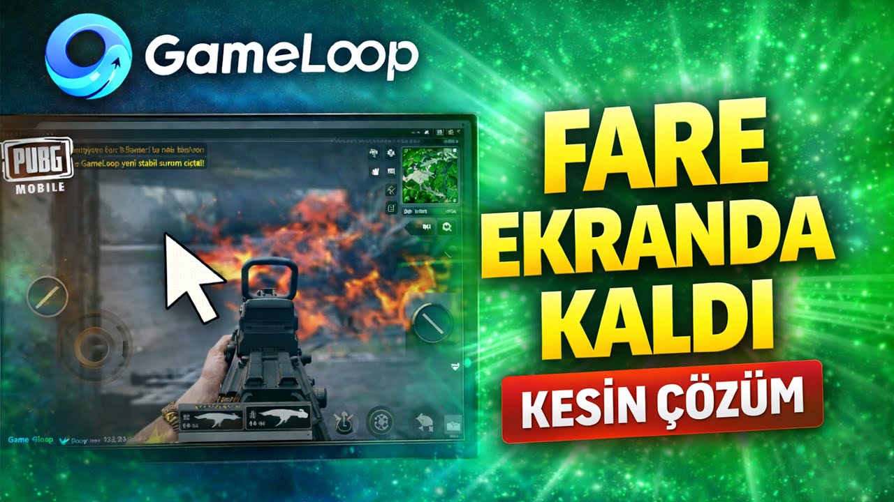 PUBG Gameloop Fare Ekranda Kalıyor Sorunu | CTRL Çalışmıyor. (KESİN ÇÖZÜM)