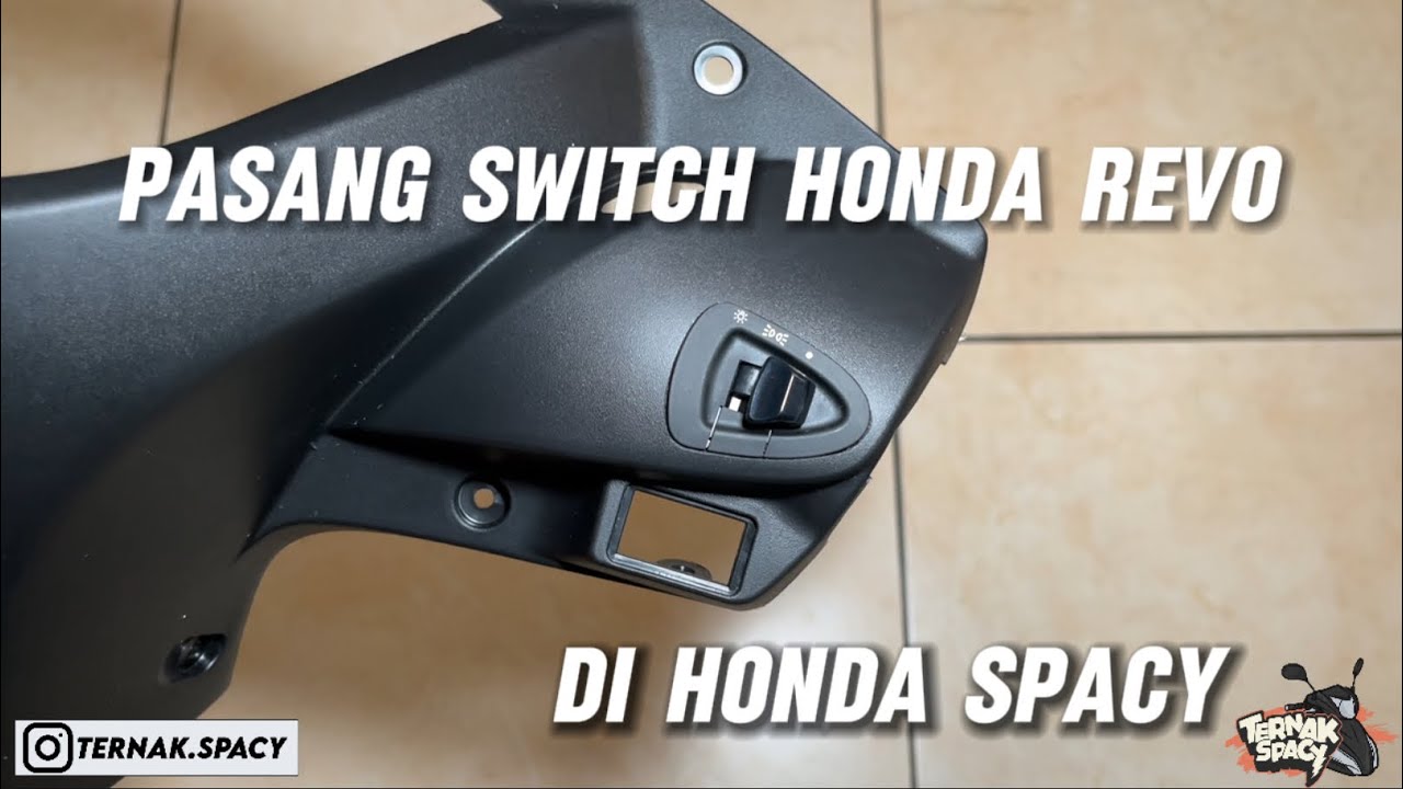 Pasang Saklar Honda Revo Di Honda Spacy | Simpel Tapi Fungsional Banget