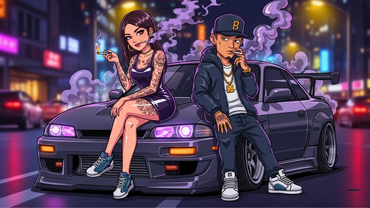 420 Chill Rap - She Asked Me for a Ride - The Smoking Girl
