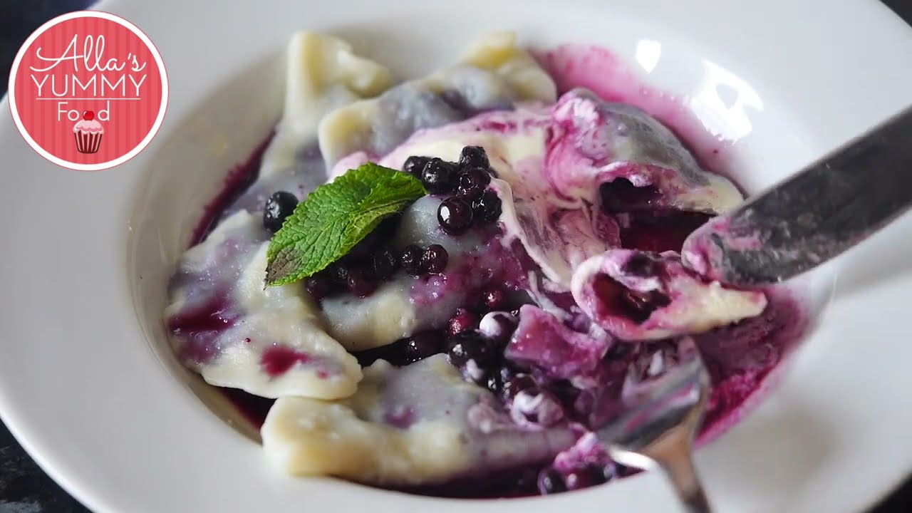 Gluten Free Vareniki with Blueberries  | How to Make Gluten Free Pierogi