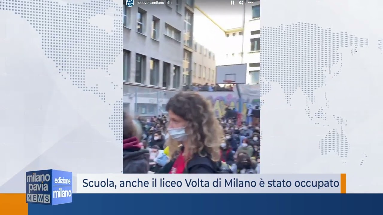 Scuola, anche il liceo Volta di Milano &egrave; stato occupato