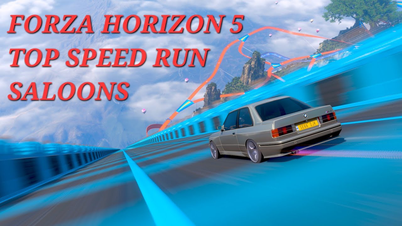 FORZA HORIZON 5 HOT WHEELS DLC TOP SPEED RUN SALOONS