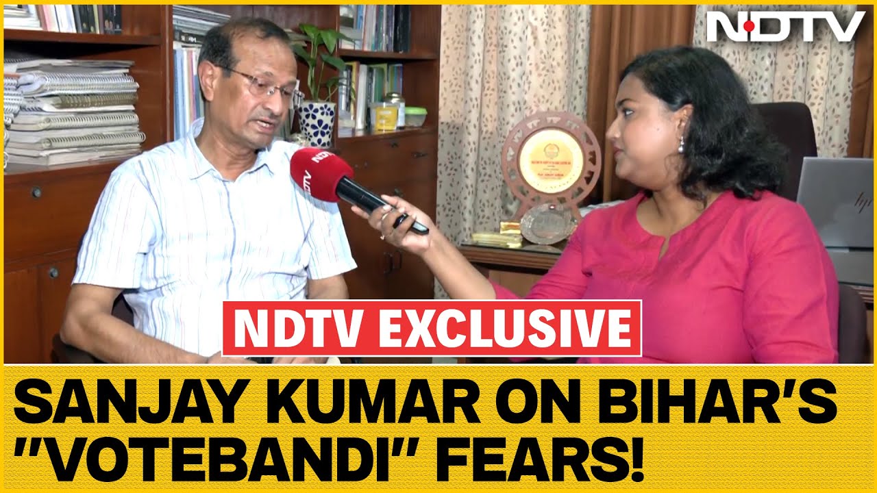 Bihar Elections 2025: NDTV Exclusive: Sanjay Kumar On Bihar's 