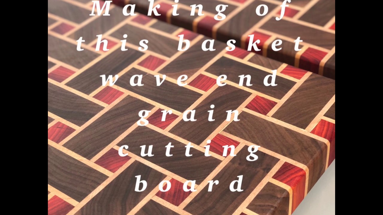 Basket wave cutting board