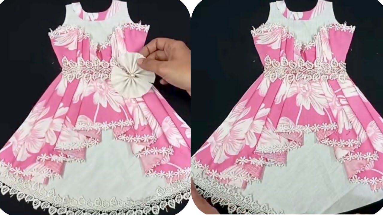 Paper se dress banana new style dress easy way #dress #fashion  #cuttingskills  