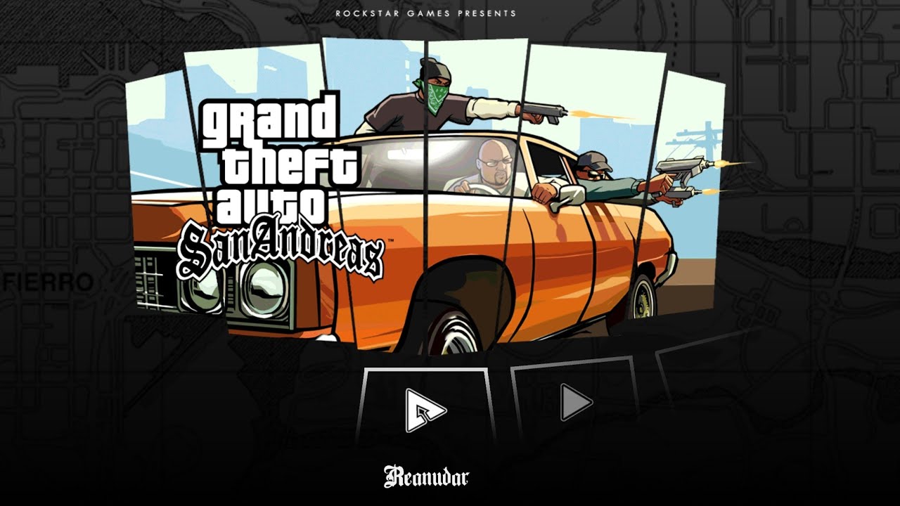 jugando gta san Andres