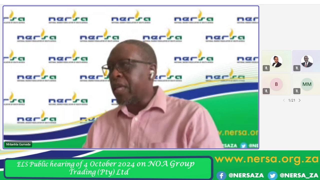 ELS Public hearing of 4 October 2024 on NOA Group Trading (Pty) Ltd