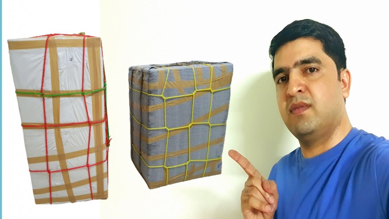 How To Tie Rope On Cargo Box !! Cargo Box Packing !! Box Packing & Wrapping.