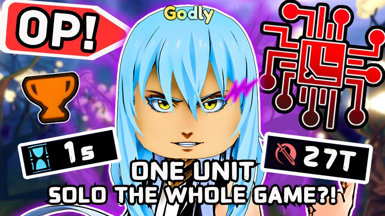 Can GODLY RIMURU(TRUE FORM) Solo The Whole Game?! | Anime Last Stand GLITCHED GLORIOUS