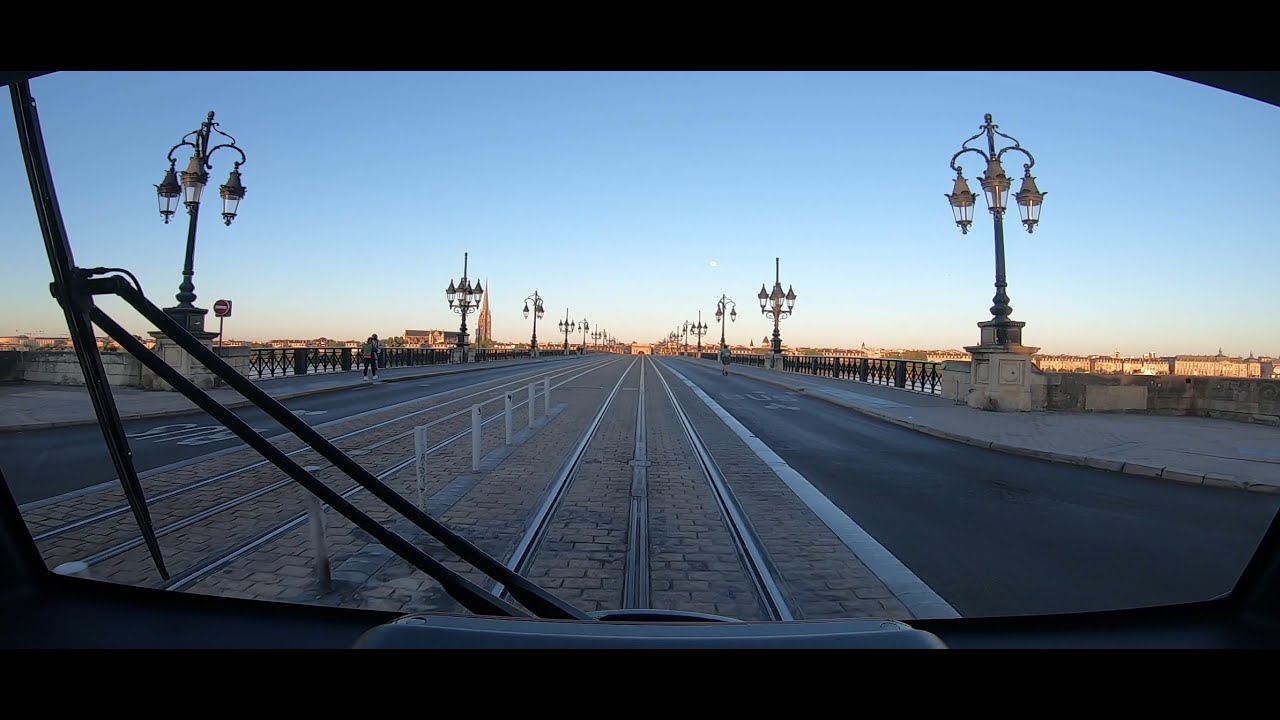 [Tram Cab Ride] Tramway Bordeaux Ligne A : La Gardette / Le Haillant Rostand 2 èmè partie