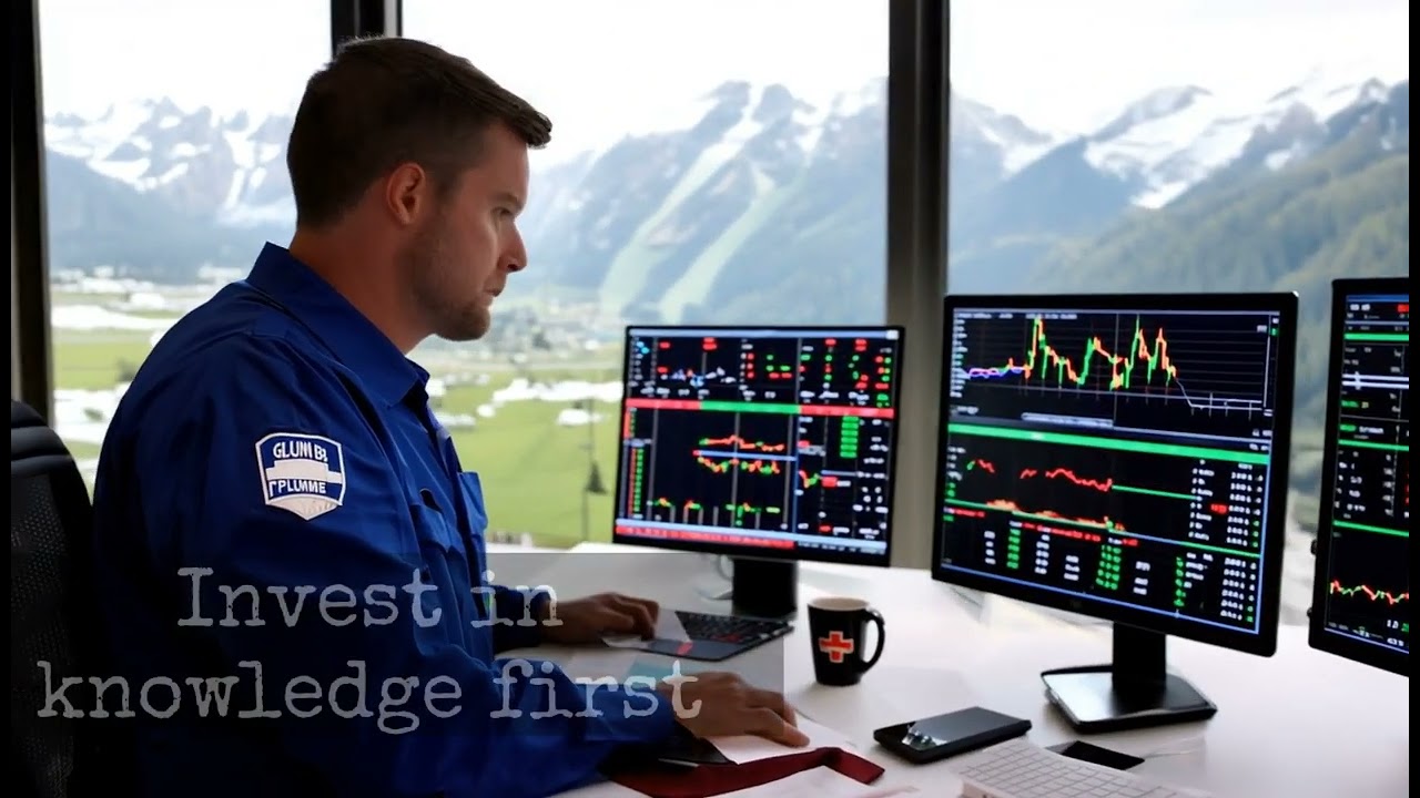 TIC 42 trading in the Swiss alps The Investing Course text to video hotshot
