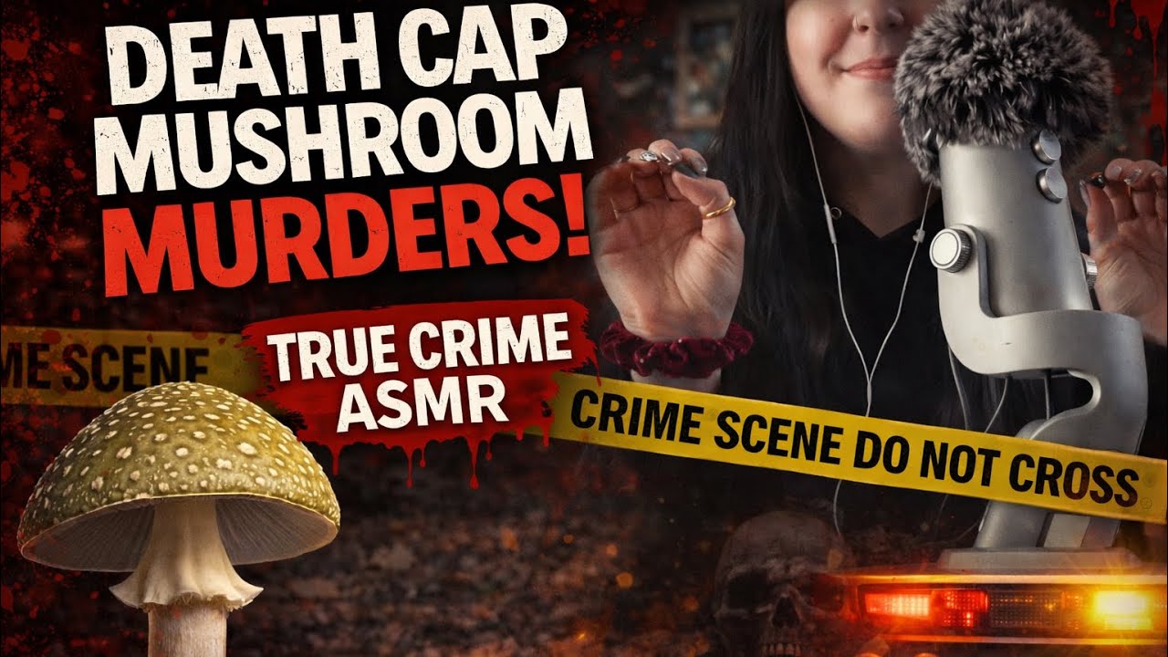 ASMR-видео о реальных преступлениях; Убийства с использованием бледной поганки 🍄 🍄‍🟫 🔪 (тихий голос)