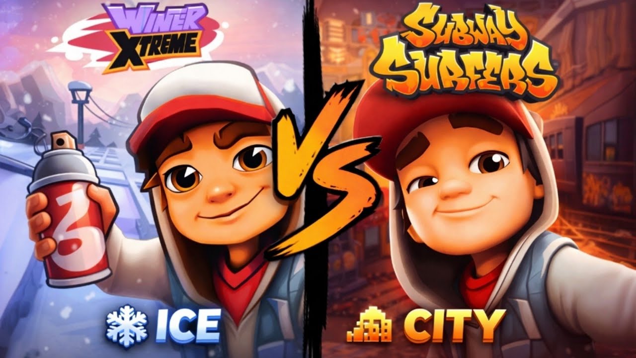 Subway Surfers Winter Xtreme vs Subway City | Side-by-Side Gameplay Comparison