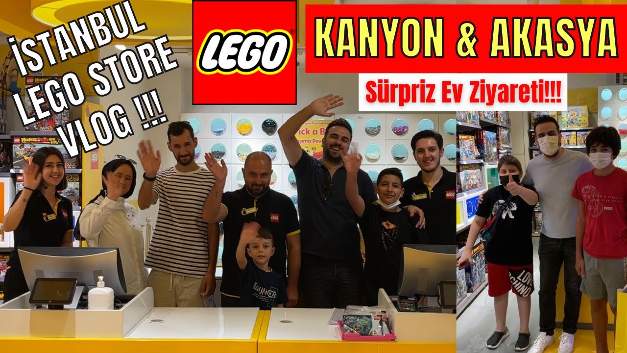 İSTANBUL LEGO STORE ZİYARETİ!!! AKASYA & KANYON AVM! ARKADAŞIMA SÜRPRİZ ZİYARET!