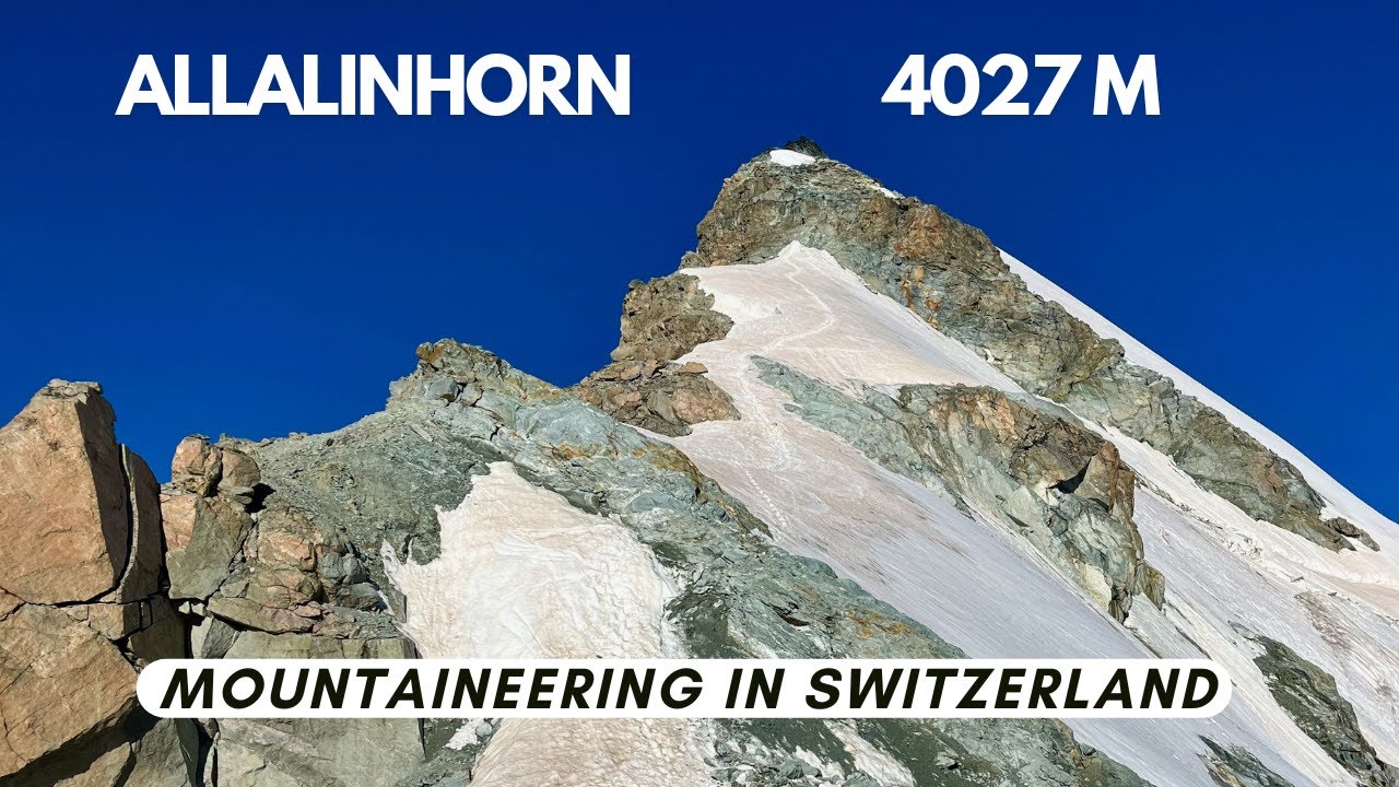 Allalinhorn (4027 m) Hohlaub (ENE) Ridge - Mountaineering Switzerland