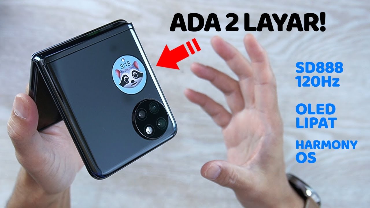 Penantang Z Flip3‼️ HUAWEI P50 Pocket Indonesia, Rp. 20Jt cuma dpt batangan😳
