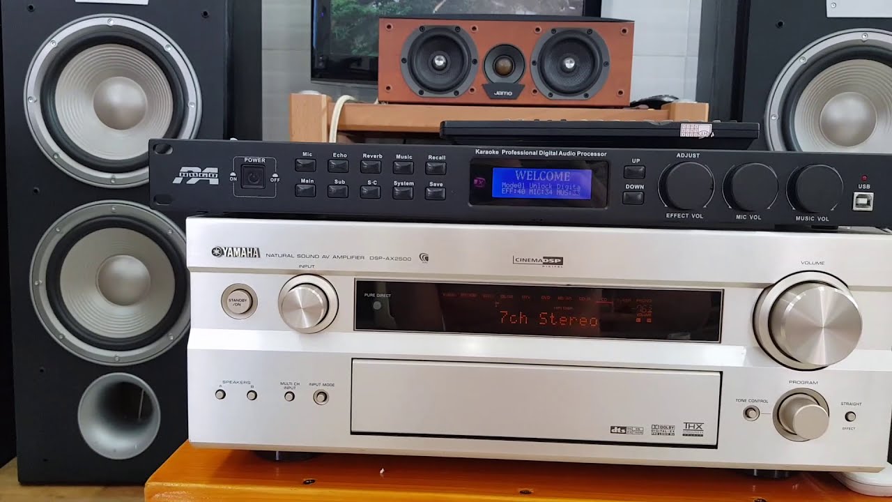 Hướng dẫn lắp vang số vào amply Yamaha karaoke