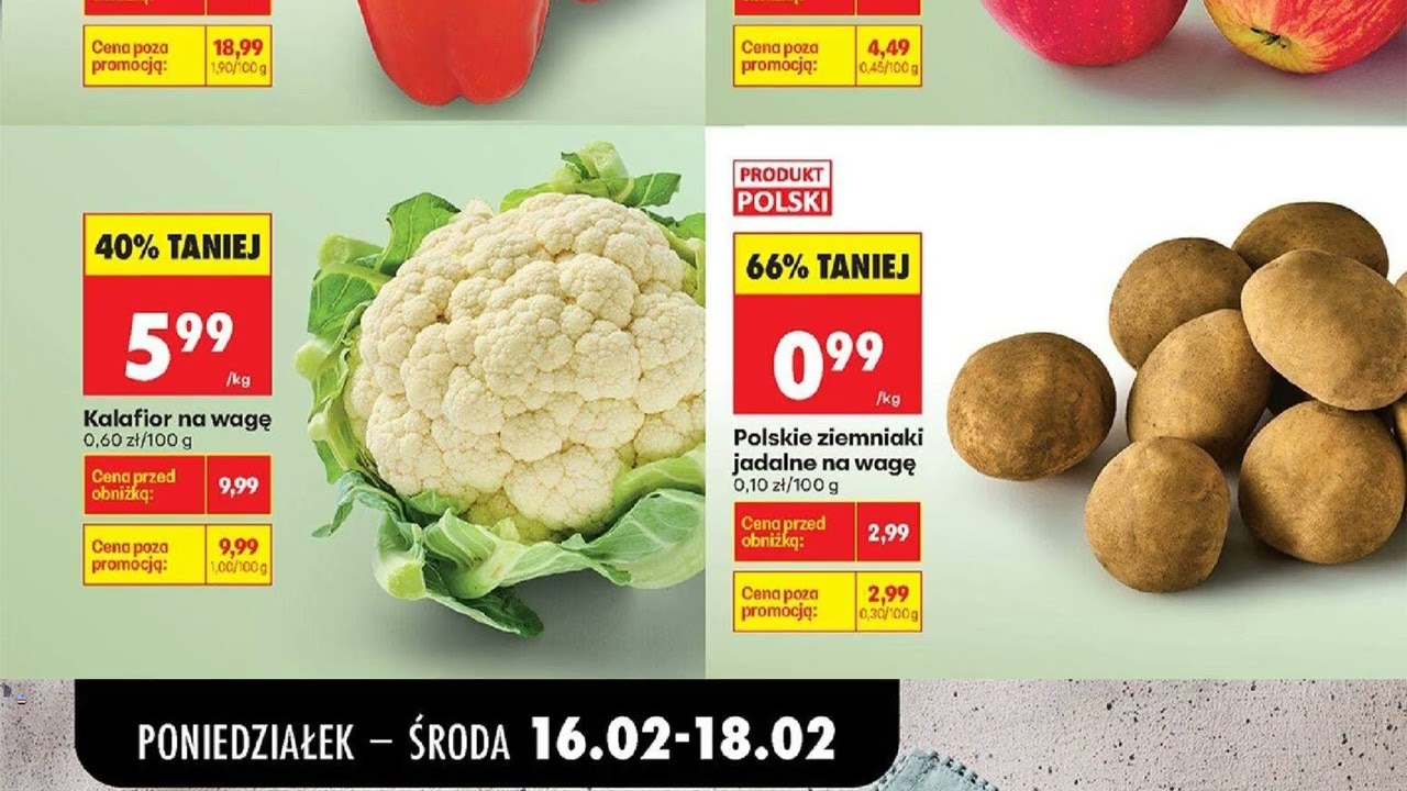Biedronka gazetka 16.02. - 21.02.
