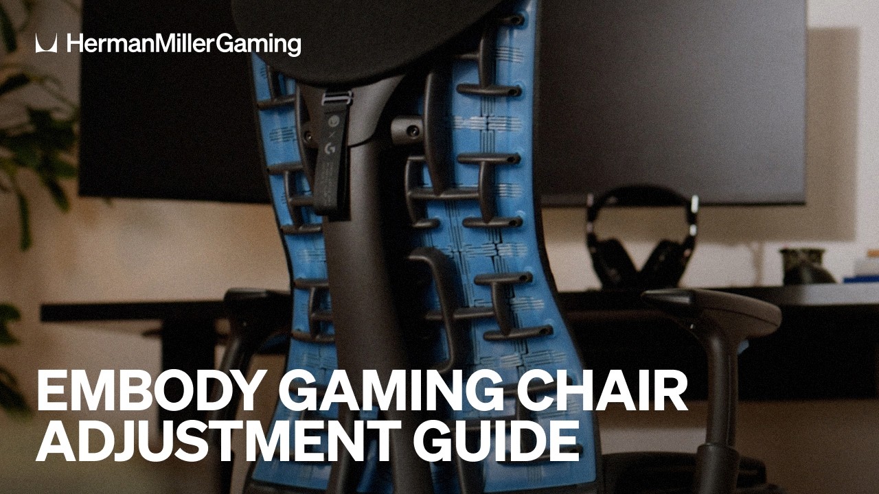 How To Adjust The Herman Miller Embody Gaming Chair