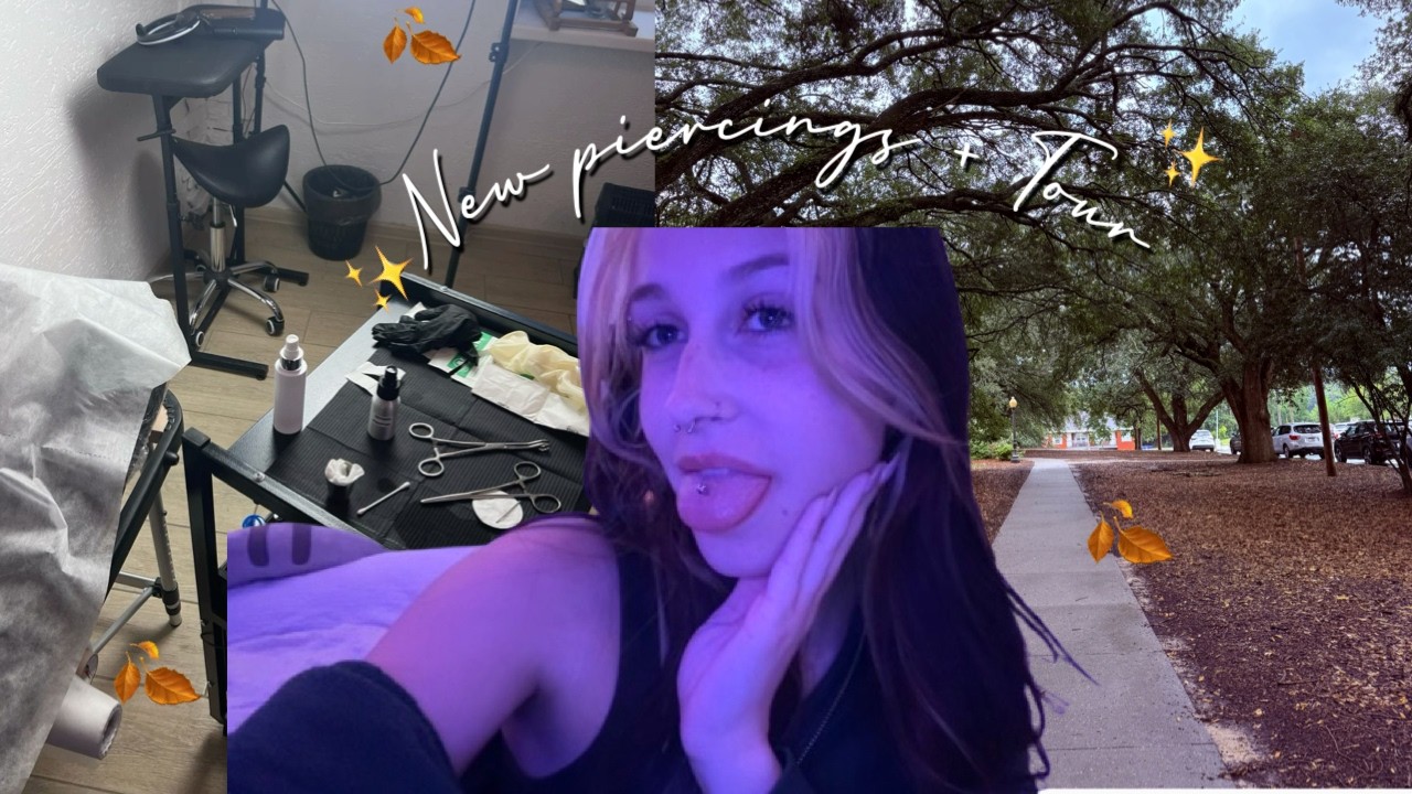 New piercing + piercing tour!!!
