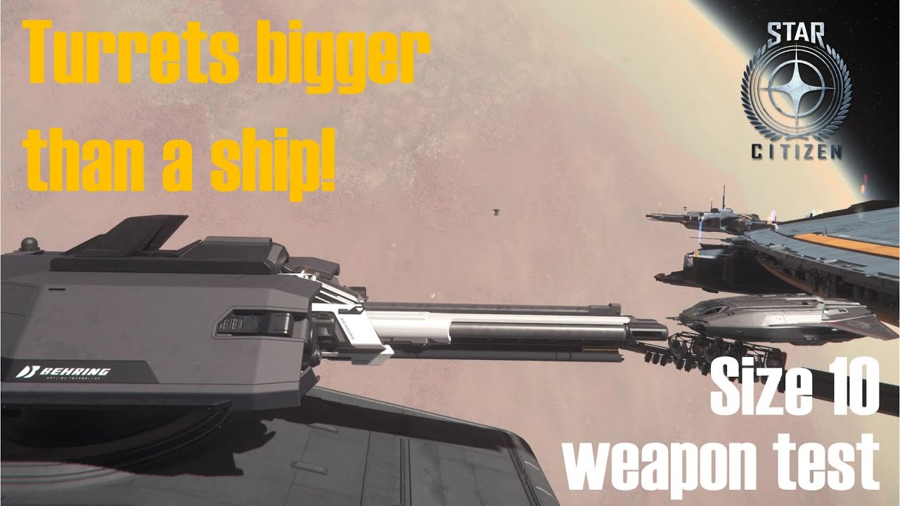 A turret that's bigger than a ship! | Testing out the size 10 turrets