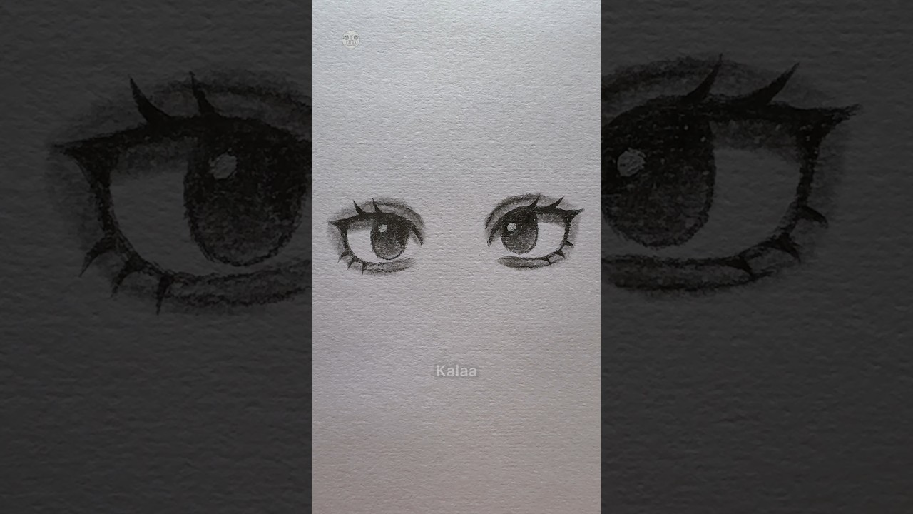 How to draw anime eyes #art #drawing #eyes #fyp #tutorial #howtodraw #shorts