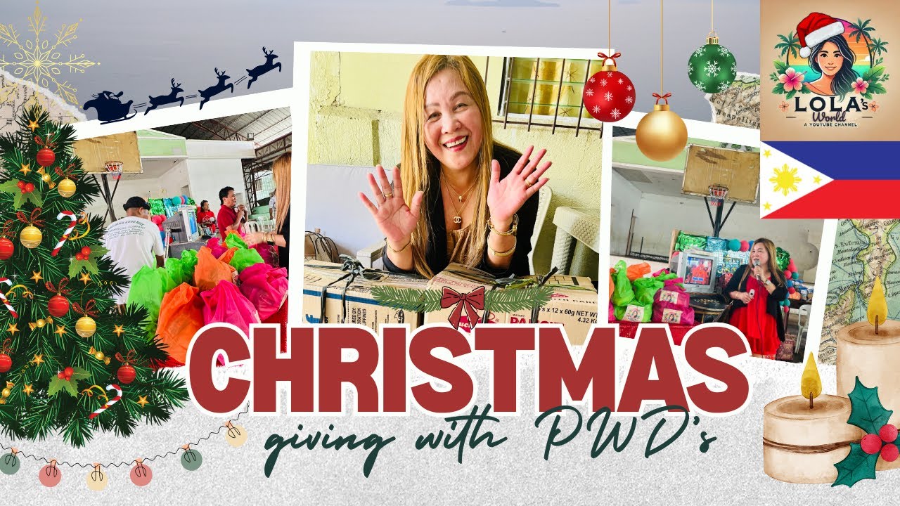  Giving Back This Christmas🎄to PWD | Disabled in the Philippines 🇵🇭