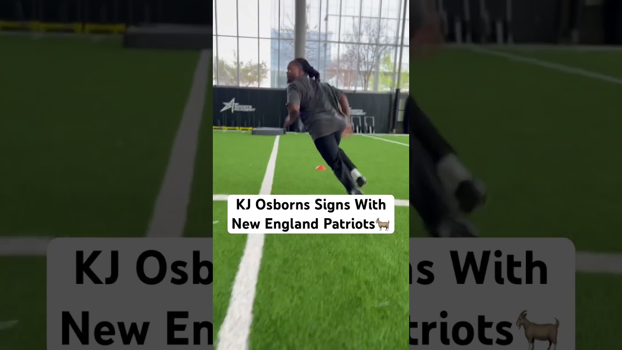 Congrats To KJ Osborn On Signing To The New England Patriots💯🐐 #NFL #FreeAgency #KJOsborn