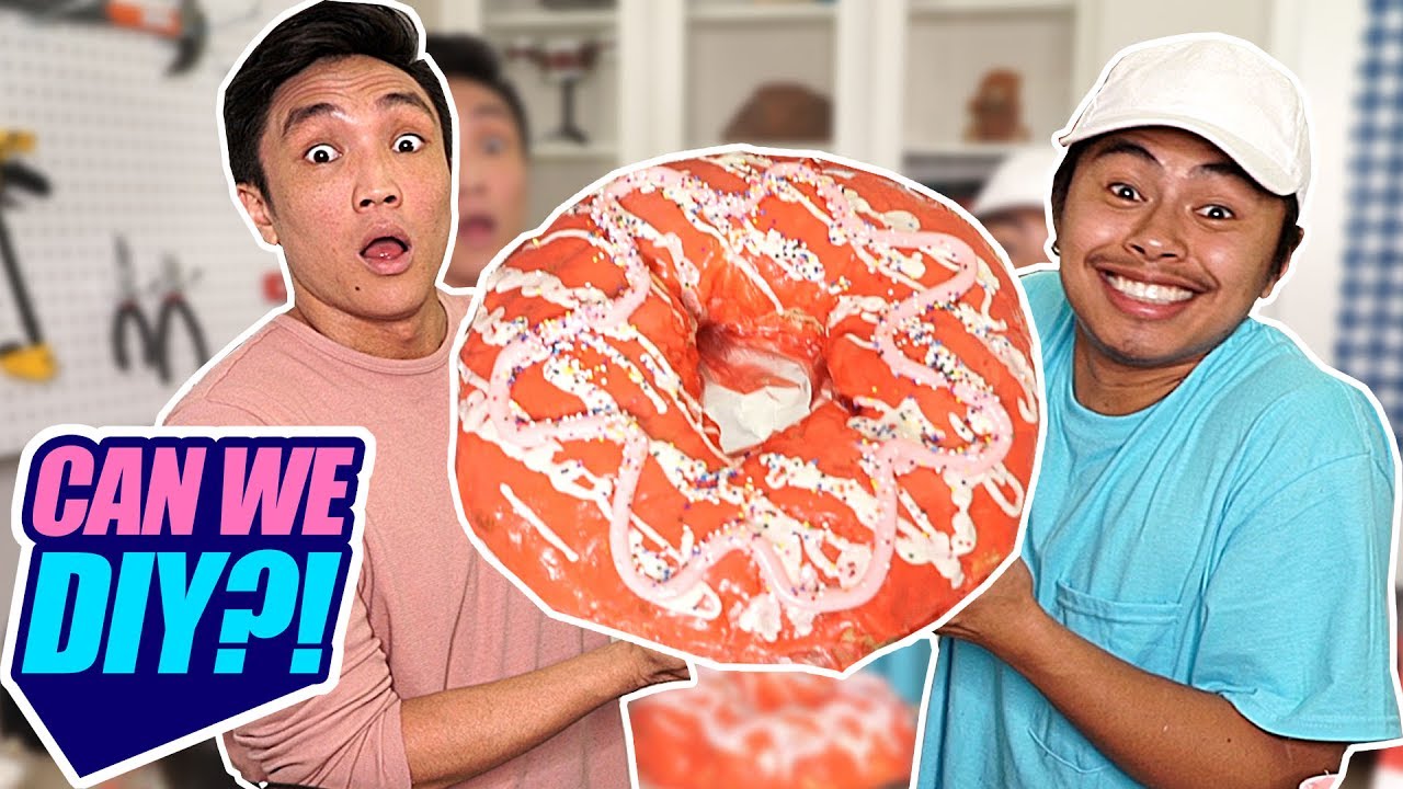 DIY GIANT DOUGHNUT?! | CAN WE DIY?!