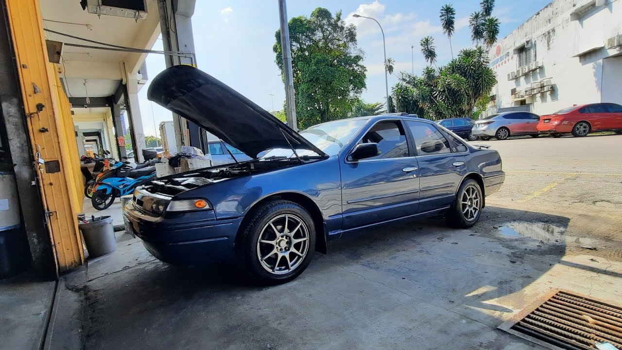 UPDATE! 1990 Nissan Cefiro A31 RB20 Visits Kelvin's A/C Shop! 1st Round Fix DONE! | EvoMalaysia.com