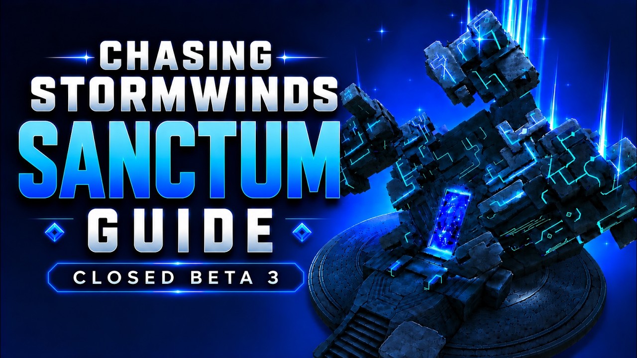 Chasing Stormwinds Sanctum Guide & Chest locations | Aniimo Global Closed Beta