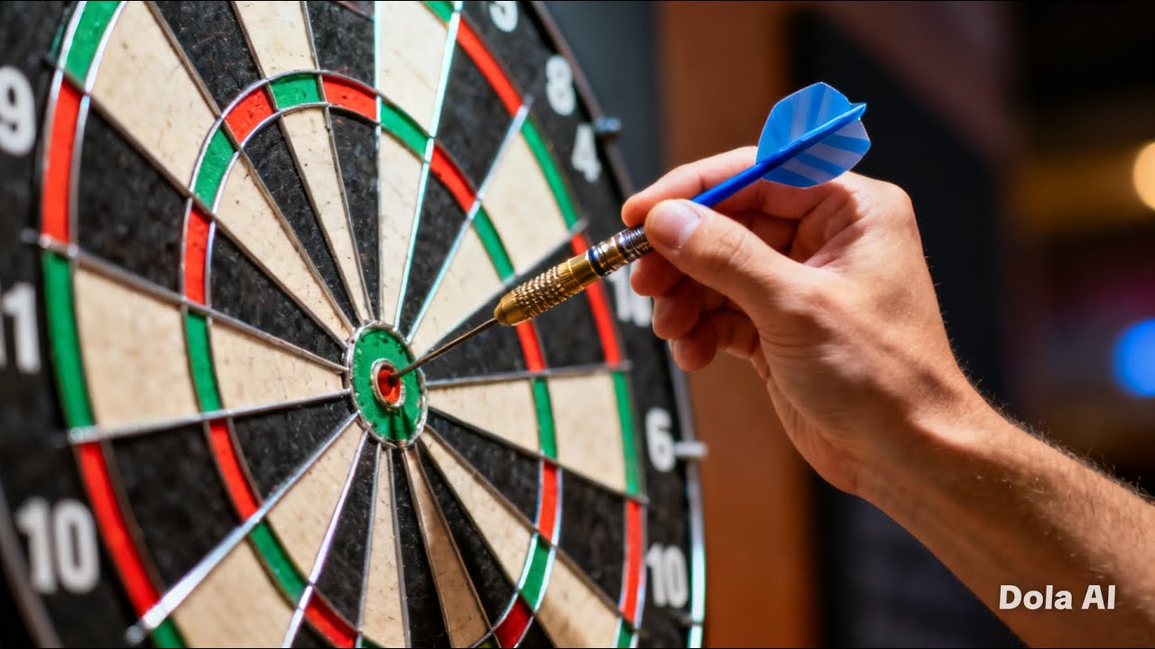 I played darts on a soft tip dart board 